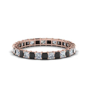 princess-cut-eternity-ring-1.50-carat-with-black-diamond-in-rose-gold-FDEWB8675PR-1.50CTGBLACK-NL-RG